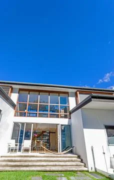 A breathtaking entry to the house Stock Photos