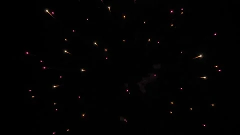 Breathtaking firework bursts color sky with abstract vivid patterns on holiday Stock Footage 270802152