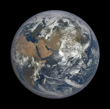 A breathtaking high-resolution full view of planet earth from space. Stock Photos