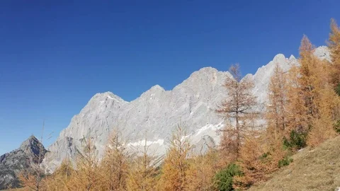 Breathtaking Mountain Face in aerial Stock Footage 121676535