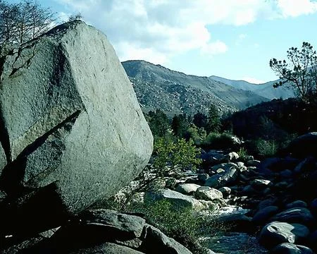 Breathtaking Mountain Landscape Under a Dramatic Sky Stock Photos