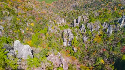 Breathtaking Mountain Panorama Captured by Drone Stock Footage 336552504
