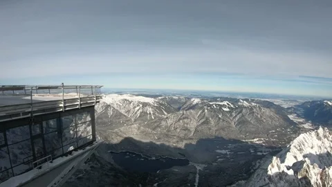 Breathtaking Mountain View from Observation Deck Stock Footage 327973805