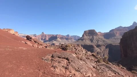 Breathtaking Mountain View Over Grand Canyon – Scenic Footage Stock Footage 298411768