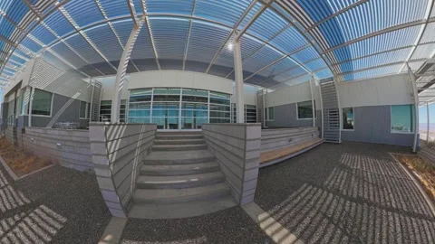 Breathtaking Panorama: ALMA Operations Support Facility. Stock-Footage 266064238