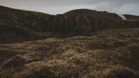 A Breathtaking Panoramic View of the Mountain Range Stock Footage 155760049