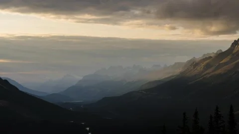 Breathtaking Serene Landscape With Mountains and Valleys 스톡 동영상 323301072