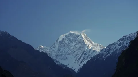 Breathtaking Sunrise Timelapse Over Mount Dhaulagiri, Nepal Stock Footage 311428229