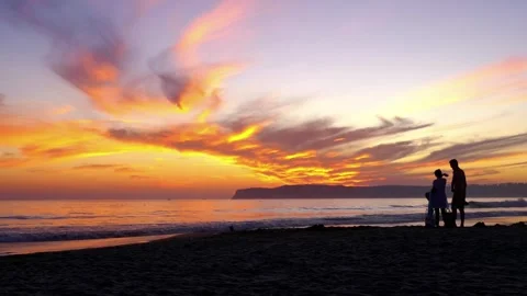Breathtaking Sunset over the Ocean in 4k Stock Footage 288341584