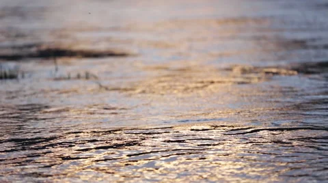 BREATHTAKING SUNSET REFLECTION ON SCENIC RIVER Stock Footage 52079327