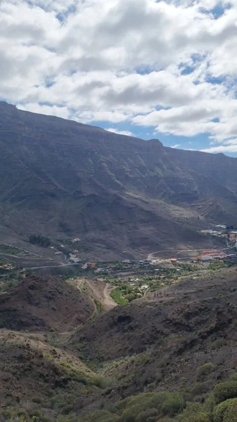 A breathtaking view of El Molino de Viento in Tenerife Video stock 307630951