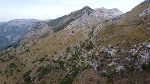 Breathtaking view of high cliffs Stock Footage 167691375