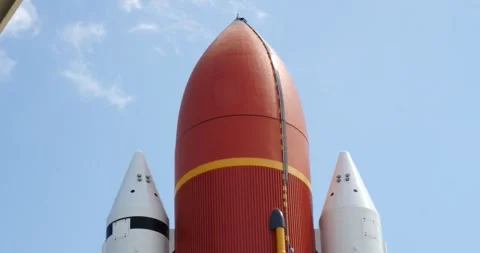 A breathtaking view of the Kennedy Space Center, Florida: a US achievement .. Stock Footage 242031703