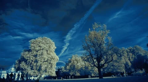 Breathtaking view of the sky dark blue    Vidéo 42797574