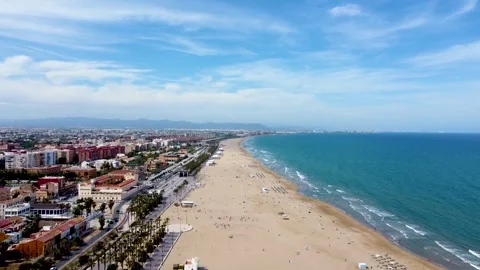 A breathtaking view of Valencia, Spain Stock Footage 280051165