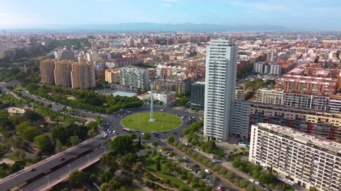 A breathtaking view of Valencia, Spain Stock Footage 280051187