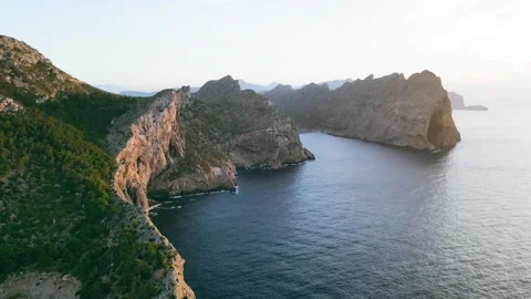 Breathtaking views of the Cap de Formentor Video stock 304059998