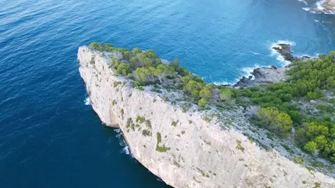 Breathtaking views of the Cap de Formentor Video stock 304060031