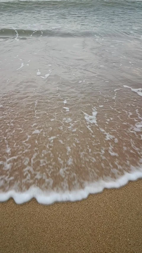 Breathtaking views of rolling ocean waves Stock Footage 325220606