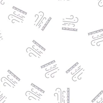 Breeze air clean glyph vector seamless pattern 스톡 일러스트