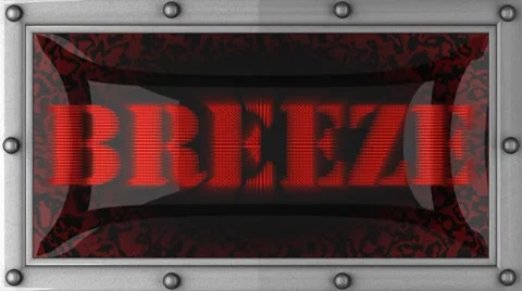 Breeze on led Stock Footage 8683289