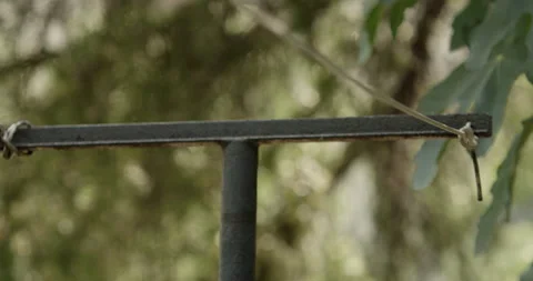 BREEZE ON WASHING LINE Stock Footage 141073408