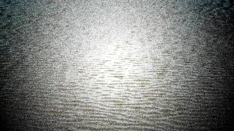 Breeze on the water surface with TV interference Video stock 141610418