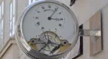 Breguet 1775 Clock Swiss Manufacturer Luxury Watches Store Vienna Shopping Shops HD Footage