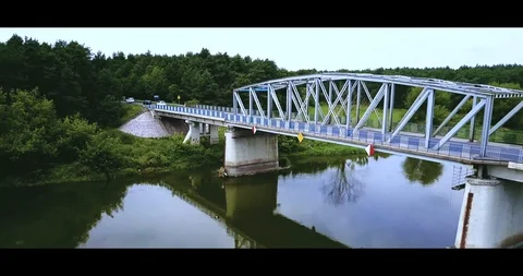 Breidge perspective Stock Footage 92445562