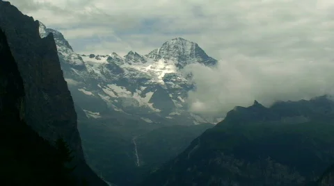 Breithorn time lapse Stock Footage 809021
