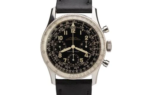 Breitling Navitimer Chronograph Black Stock Photos