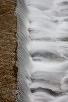 The Brembo river in the upper valley Stock Photos