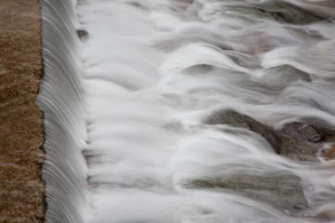 The Brembo river in the upper valley Stock Photos