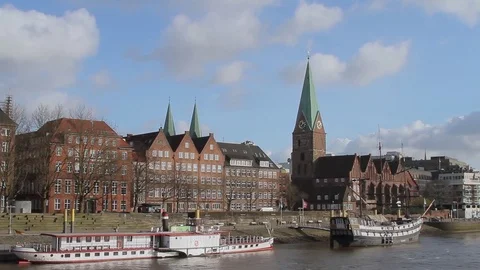 Bremen Altstadt Timelapse Stock Footage 70677934