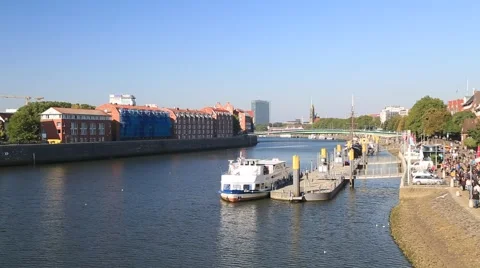 Bremen City Stock Footage 55815876