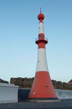 Bremerhaven (germany) - lower beacon in the evening Stock Photos
