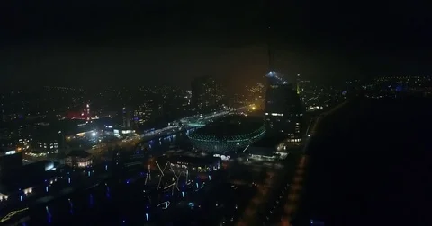 Bremerhaven at Night Video stock 83728287