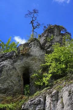 The Brenthal rock gate Foto stock