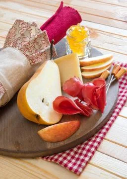 Bresaola appetizer Stock-Fotos