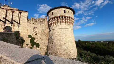 Brescia - The castle Stock Footage 138569580