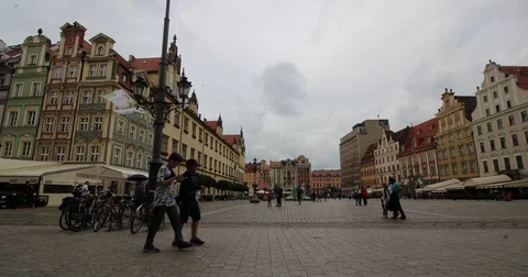 Breslavia piazza 動画素材 78109551