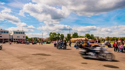 Brest Bike Festival International, Belarus Stock Footage