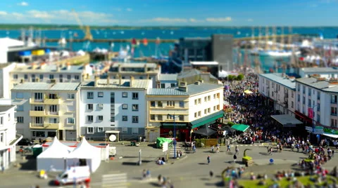 Brest, France - July 14 2016: Cinemagraph - Brest Maritime Festival - 2016 Stock Footage 65213853