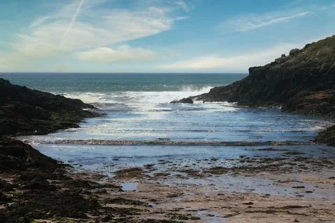 Breton beach Stock Photos