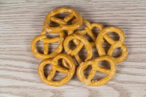 Bretzel biscuits for appetizer Foto stock
