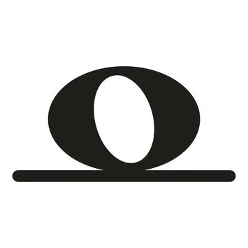 Breve note symbol representing musical notation rhythm Stock Illustration