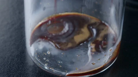 BREW Pour Espresso Coffee Slowmotion Stock Footage