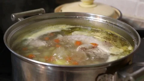 Brewed soup Stock-Footage 97831405