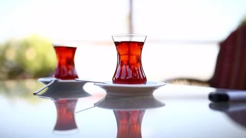 A brewed tea Stock Footage 73970501