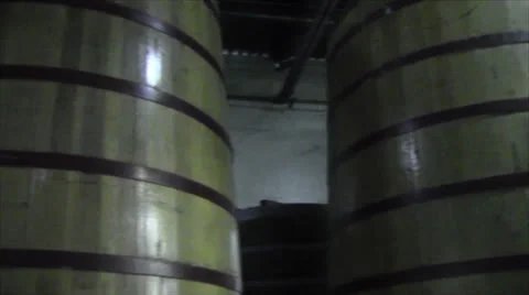 Brewery Barrels Stock Footage 24790104